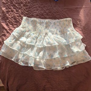 Abercrombie and Fitch Mini Ruffle Skirt